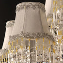 GobekUsa Crystal Chandelier: Modern Living Bedroom Lighting Fixture