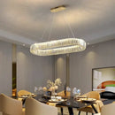 GobekUsa Crystal Chandelier: Modern Living & Dining Room Pendant Lights