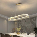 GobekUsa Crystal Chandelier: Modern Living & Dining Room Pendant Lights