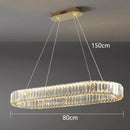 GobekUsa Crystal Chandelier: Modern Living & Dining Room Pendant Lights