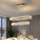 GobekUsa Crystal Chandelier: Modern Living & Dining Room Pendant Lights