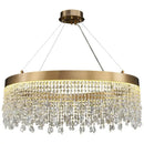 GobekUsa Crystal Chandelier: Modern Living Room Ceiling Light & Kitchen Pendant