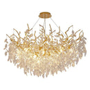 GobekUsa Crystal Chandelier: Modern Luxury Branch Pendant Light for Living Room, Lobby & Hotel by Decorbites