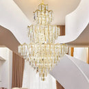 GobekUsa Crystal Chandelier | Modern Luxury Duplex Building Chandelier for Villa and Hotel