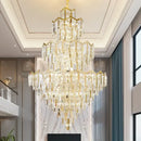 GobekUsa Crystal Chandelier | Modern Luxury Duplex Building Chandelier for Villa and Hotel
