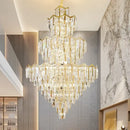 GobekUsa Crystal Chandelier | Modern Luxury Duplex Building Chandelier for Villa and Hotel