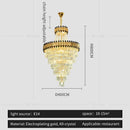 GobekUsa Crystal Chandelier: Modern Luxury for Duplex Villa, Hotel, Club, and Banquet Hall