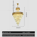 GobekUsa Crystal Chandelier: Modern Luxury for Duplex Villa, Hotel, Club, and Banquet Hall