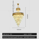 GobekUsa Crystal Chandelier: Modern Luxury for Duplex Villa, Hotel, Club, and Banquet Hall
