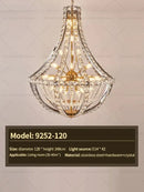 GobekUsa Crystal Chandelier: Modern Luxury for Living, Dining, Bedroom