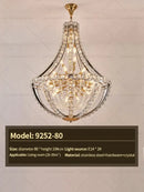 GobekUsa Crystal Chandelier: Modern Luxury for Living, Dining, Bedroom