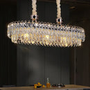 GobekUsa Crystal Chandelier: Modern Luxury for Living Room, Restaurant, Hotel Lobby