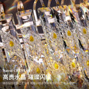 GobekUsa Crystal Chandelier: Modern Luxury for Living Room, Restaurant, Hotel Lobby