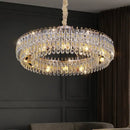 GobekUsa Crystal Chandelier: Modern Luxury for Living Room, Restaurant, Hotel Lobby