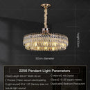 GobekUsa Crystal Chandelier: Modern Luxury for Living Room, Restaurant, Hotel Lobby
