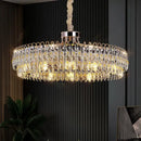 GobekUsa Crystal Chandelier: Modern Luxury for Living Room, Restaurant, Hotel Lobby