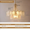 GobekUsa Crystal Chandelier: Modern Luxury for Living Room & Bedroom