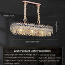 GobekUsa Crystal Chandelier: Modern Luxury for Living Room, Restaurant, Hotel Lobby