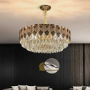 GobekUsa Crystal Chandelier: Modern Luxury for Living Room, Bedroom, Dining Room