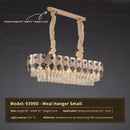GobekUsa Crystal Chandelier: Modern Luxury for Living Room, Bedroom, Dining Room