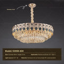 GobekUsa Crystal Chandelier: Modern Luxury for Living Room, Bedroom, Dining Room