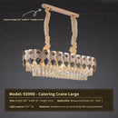 GobekUsa Crystal Chandelier: Modern Luxury for Living Room, Bedroom, Dining Room