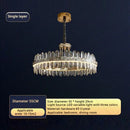 GobekUsa Crystal Chandelier: Modern Luxury for Living Room, Dining Room, Bedroom
