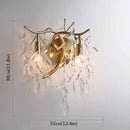 GobekUsa Crystal Chandelier: Modern Luxury LED Branch Lighting for Living Room & Bedroom