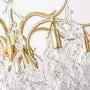 GobekUsa Crystal Chandelier: Modern Luxury LED Branch Lighting for Living Room & Bedroom