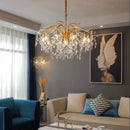 GobekUsa Crystal Chandelier: Modern Luxury LED Branch Lighting for Living Room & Bedroom