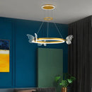 GobekUsa Crystal Chandelier: Modern Luxury LED Lighting for Bedroom, Living Room, and Restaurant