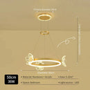 GobekUsa Crystal Chandelier: Modern Luxury LED Lighting for Bedroom, Living Room, and Restaurant
