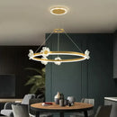 GobekUsa Crystal Chandelier: Modern Luxury LED Lighting for Bedroom, Living Room, and Restaurant