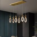 GobekUsa Crystal Chandelier: Modern Luxury LED Lighting for Home, Restaurant, Bedroom - Nordic Style