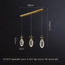 GobekUsa Crystal Chandelier: Modern Luxury LED Lighting for Home, Restaurant, Bedroom - Nordic Style