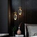 GobekUsa Crystal Chandelier: Modern Luxury LED Lighting for Home, Restaurant, Bedroom - Nordic Style