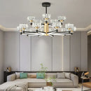 GobekUsa Crystal Chandelier Modern Luxury Light for Living Hall Dining Bedroom