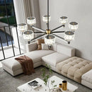 GobekUsa Crystal Chandelier Modern Luxury Light for Living Hall Dining Bedroom