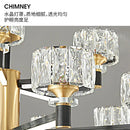 GobekUsa Crystal Chandelier Modern Luxury Light for Living Hall Dining Bedroom