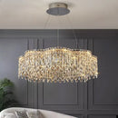 GobekUsa Crystal Chandelier Modern Luxury Light for Living Room, Dining, Bedroom - 2024 New