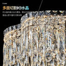 GobekUsa Crystal Chandelier Modern Luxury Light for Living Room, Dining, Bedroom - 2024 New