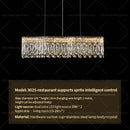 GobekUsa Crystal Chandelier Modern Luxury Light for Living Room, Dining, Bedroom - 2024 New
