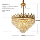 GobekUsa Crystal Chandelier: Modern Luxury Lighting for Dining, Bedroom, and Living Room