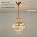 GobekUsa Crystal Chandelier: Modern Luxury Lighting for Dining, Bedroom, and Living Room