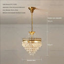 GobekUsa Crystal Chandelier: Modern Luxury Lighting for Dining, Bedroom, and Living Room
