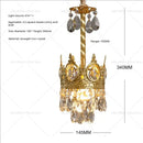 GobekUsa Crystal Chandelier: Modern Luxury Lighting for Dining, Bedroom, and Living Room