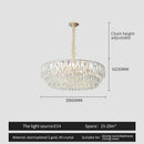 GobekUsa Crystal Chandelier: Modern Luxury Lighting for Home, Hotel, Restaurant