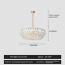 GobekUsa Crystal Chandelier: Modern Luxury Lighting for Home, Hotel, Restaurant
