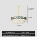 GobekUsa Crystal Chandelier: Modern Luxury Lighting for Home, Hotel, Restaurant