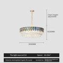 GobekUsa Crystal Chandelier: Modern Luxury Lighting for Home, Hotel, Restaurant